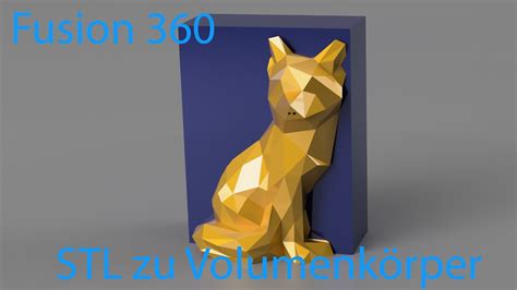 STL in Volumenkörper Vergleich STL und Step Negativform von .